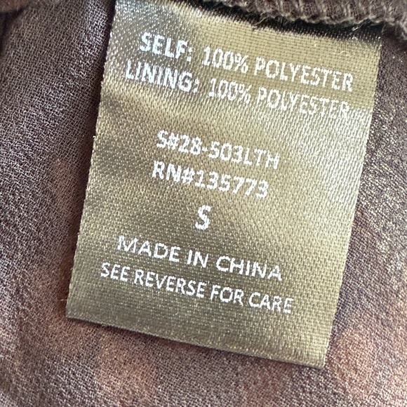 Vici Black and Brown Floral Blouse - Picture 4 of 8